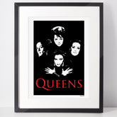 QUEENS - lámina A3 - pajaroflama